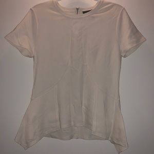 BCBGMaxazria Cream Perplum Top